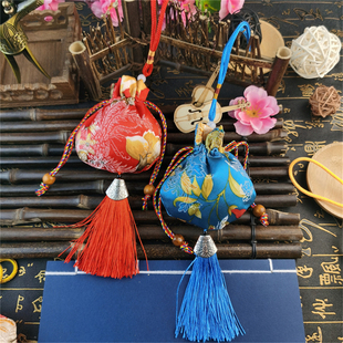 端午节儿童驱蚊艾叶薰衣草艾草香包香囊空袋香袋随身气车挂件古风