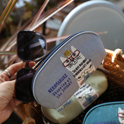 日本Kusuguru正品精致刺绣眼镜包