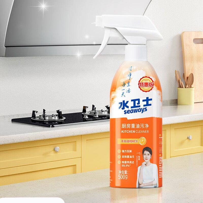 水卫士家清洗油污净除菌液消毒液管道通 厨房重油污净特惠版500g