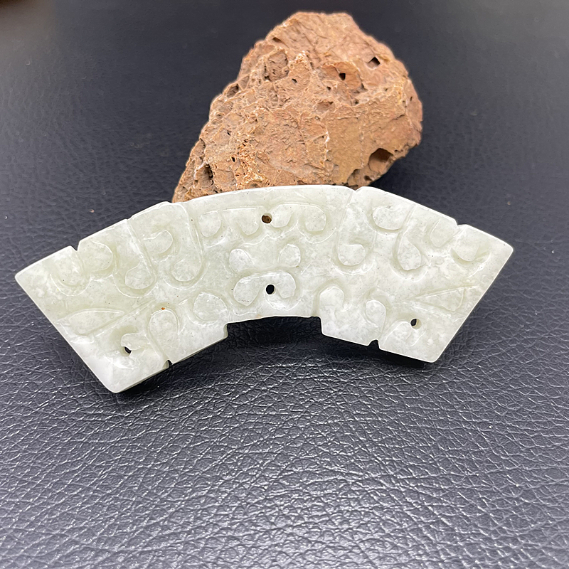 雪花玉玉璜玉佩头饰发饰禁步