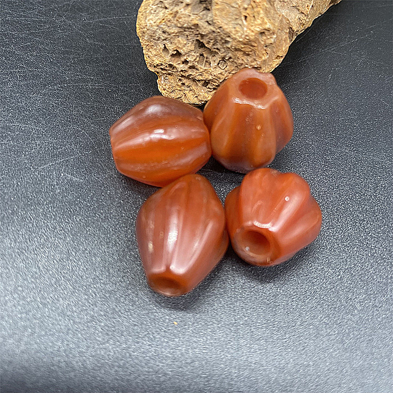 红玛瑙隔珠手工DIY手串散珠配饰