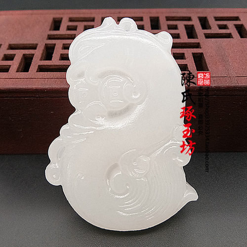 白玉凤凰玉佩玉吊坠颈饰挂件鸟中之王吊坠招财凤凰玉石玉器玉坠子