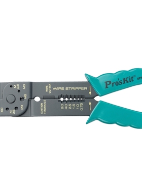 台湾宝工 8PK-033 4合1多功能钳 端子剥线钳 剥皮钳 压接钳钓鱼