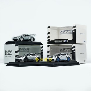 迷你切MINICHAMPS1:64保时捷PORSCHE911 992 GT3 RS轿车跑车模型