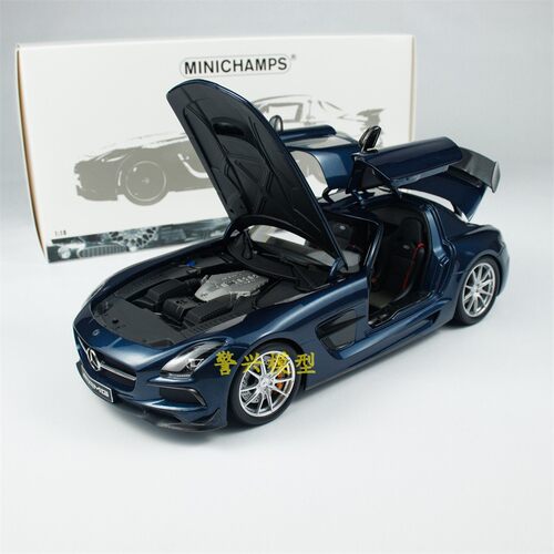 奔驰Mercedes-Benz合金模型AMG跑车SLS迷你切1:18礼物礼品