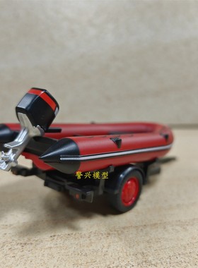 消防快艇救援冲锋舟altaya模型1:43生日礼物礼品合金
