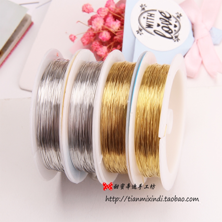 diy铜丝线发夹工具串珠材料首饰