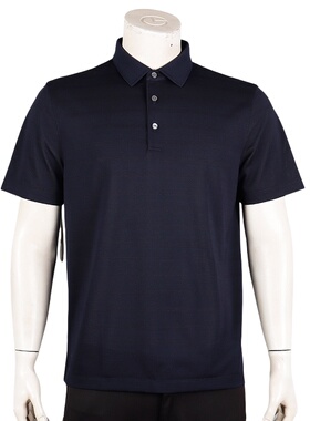 金利来翻领短袖T恤2025夏季新款含桑蚕丝POLO衫MTSH219A0216-95