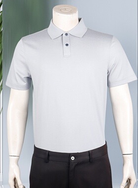 金利来男装翻领短袖POLO衫春季商务休闲透气T恤上衣11RTS067038