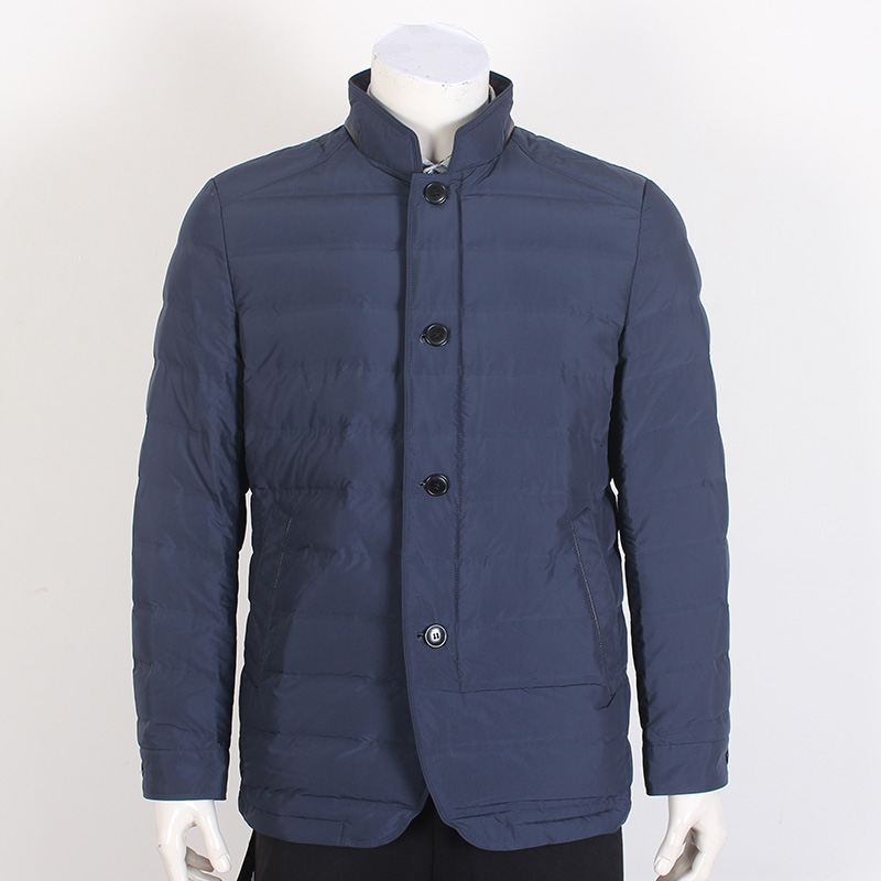 金利来羽绒服立领薄款商务男装冬季中老年绅士外套MDS16141009