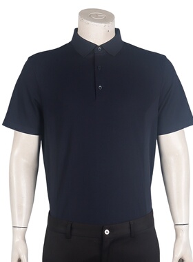 金利来男装短袖T恤夏季新款含锦纶翻领商务上衣MTSH169P0204-95