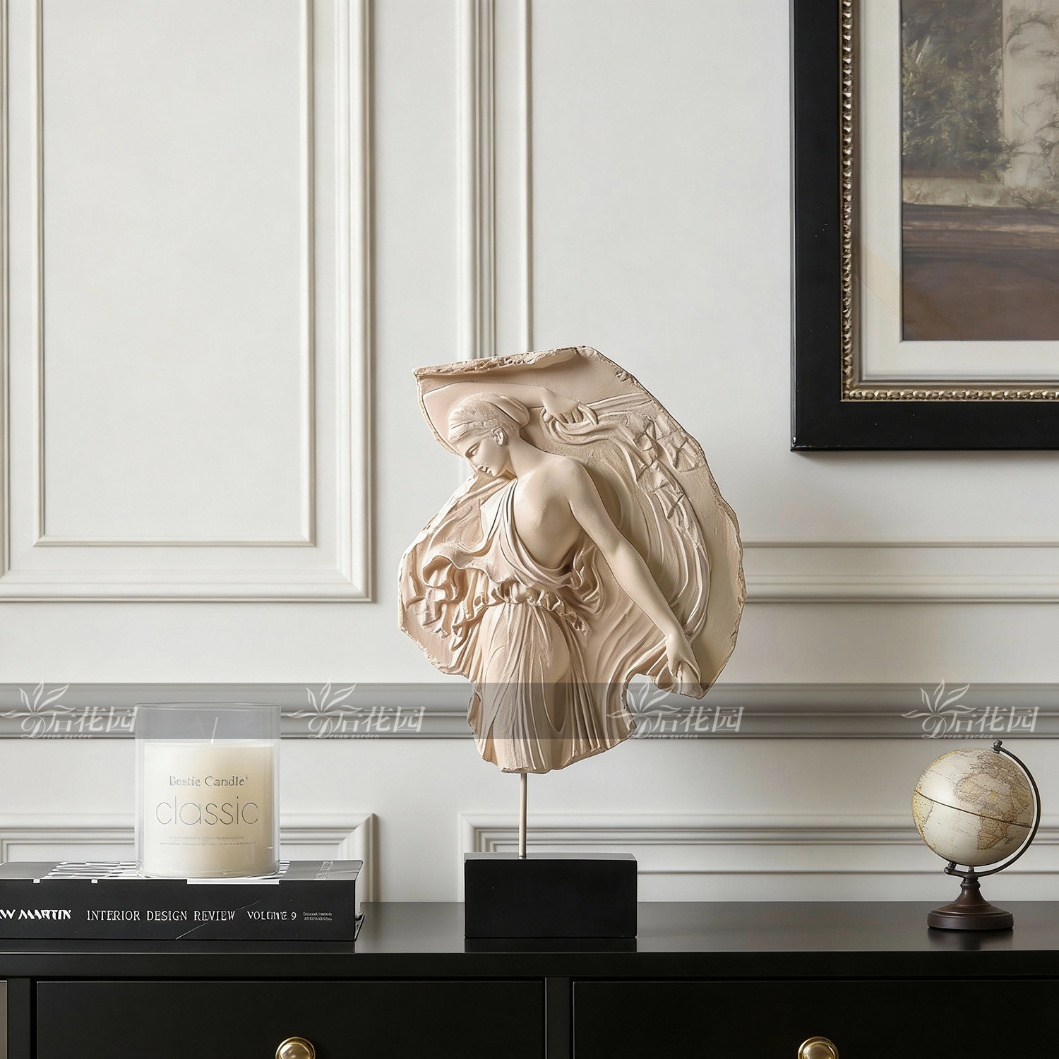 法式中古侍酒女神维纳斯树脂浮雕雕塑摆件人物艺术售楼处软装饰品,家居饰品,装饰摆件,淘宝优惠券,粉丝福利购,淘宝优惠卷