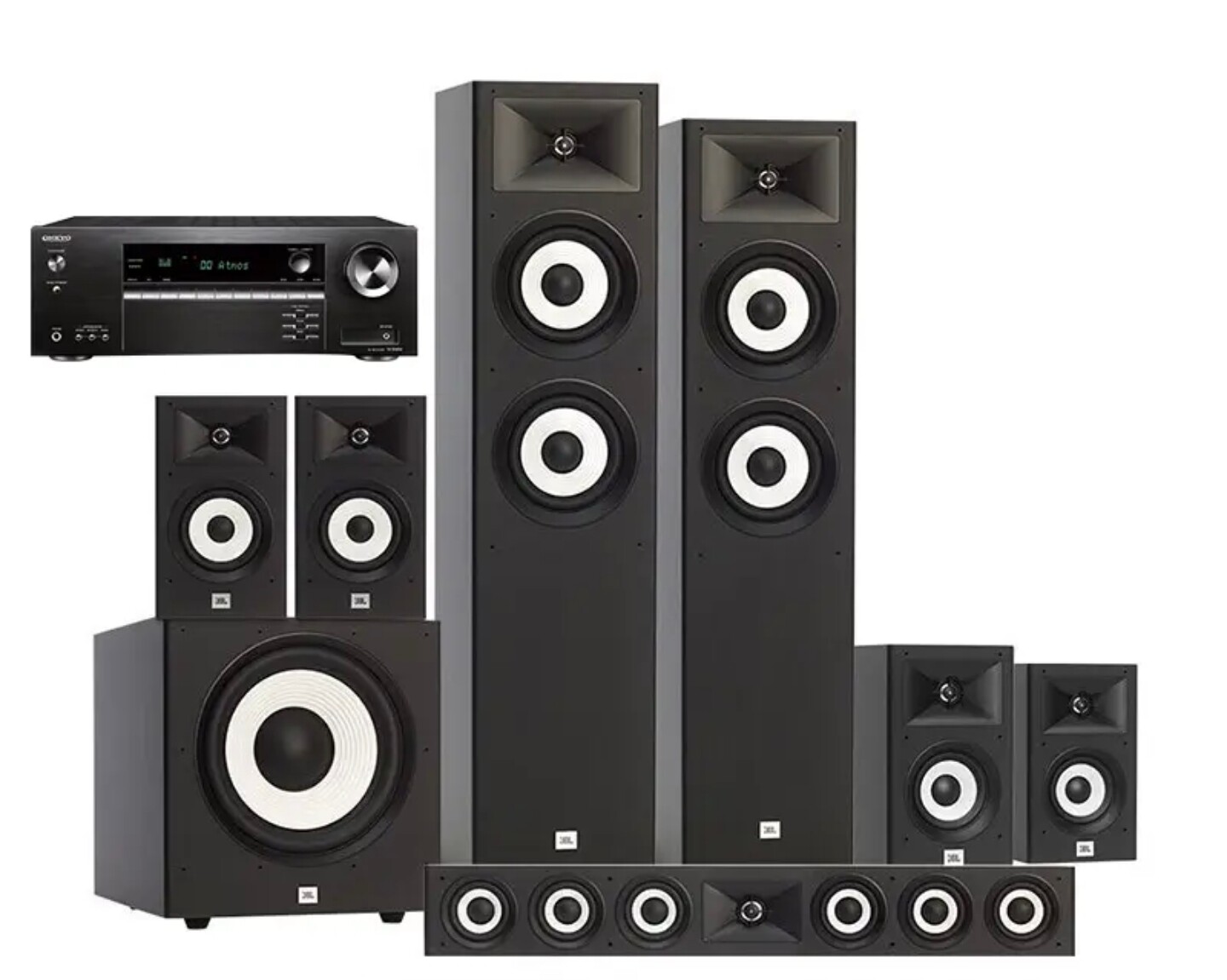 JBL STAGE A190 5.1家庭影院套装音箱音响