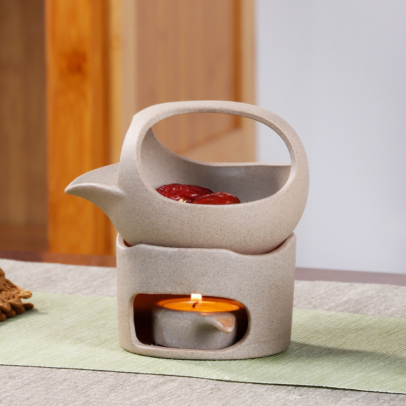 陶瓷加热侧把壶功夫茶具小型提香器老段烧家用小型烘茶器木炭中式,餐饮具,煮茶炉,淘宝优惠券,粉丝福利购,淘宝优惠卷