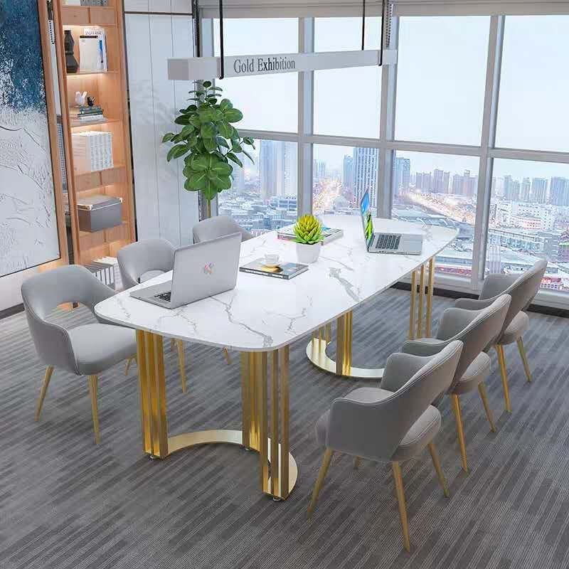 Northern Europe Marble Conference table Simplicity modern Office furniture Strip Tables and chairs be in the position of receiving to work in an office Long tablein the Business/Office Furniture , Office Furniture , Desk , Conference table  category - from Buy2taobao.com to provide professional Taobao agent buy service