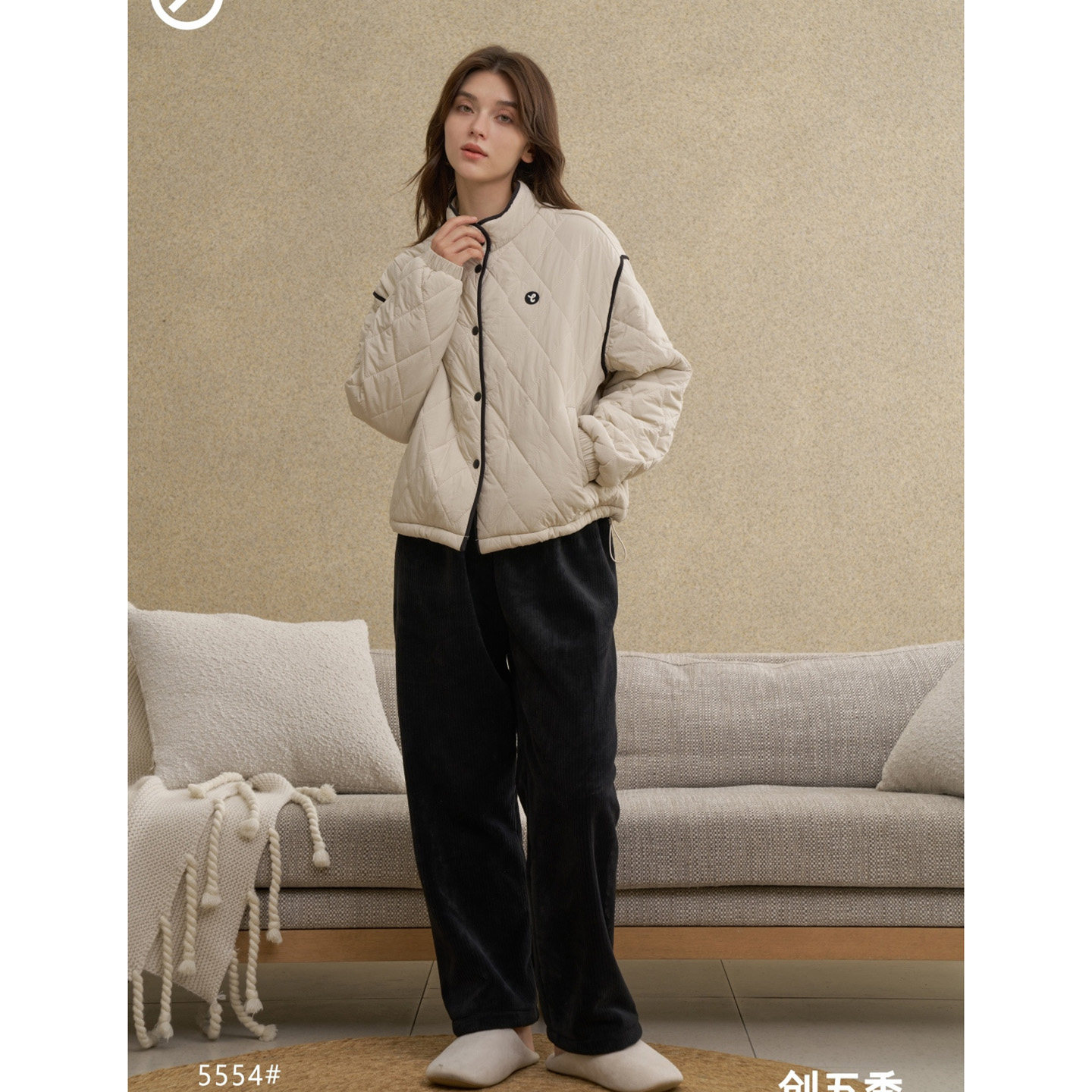 创五季女士睡衣2025冬季高级感轻羽绒棉夹棉保暖立领可外穿家居服,女士内衣/男士内衣/家居服,睡衣/家居服套装,淘宝优惠券,粉丝福利购,淘宝优惠卷