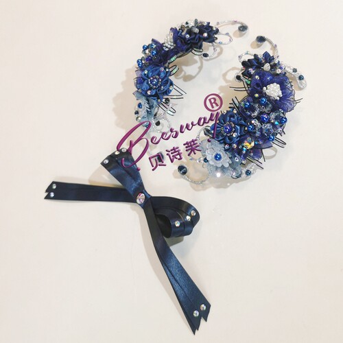 专业芭蕾变奏葛蓓莉亚头花侧夹吉赛尔关不住的女儿变奏花环头饰