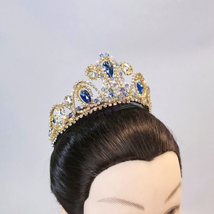 芭蕾演出皇冠海盗变奏头饰华丽公主头冠艾斯美拉达变奏头饰