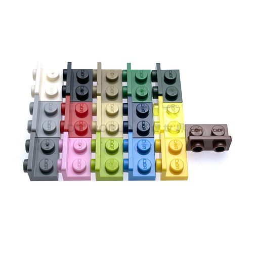 咔搭积木1X2转向1X2反向托架壁板