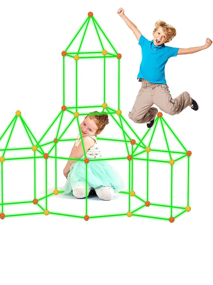 幼教幼儿园教具儿童搭建益智搭建拼插构造大造型积木帐篷室内户外