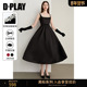 DPLAY 黑色礼服裙女好看气质连衣裙裙子 新款 黑标 2025年秋季