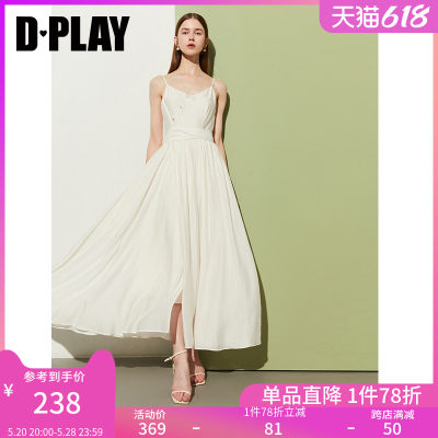 D－PLAY系带蝴蝶结大摆连衣裙