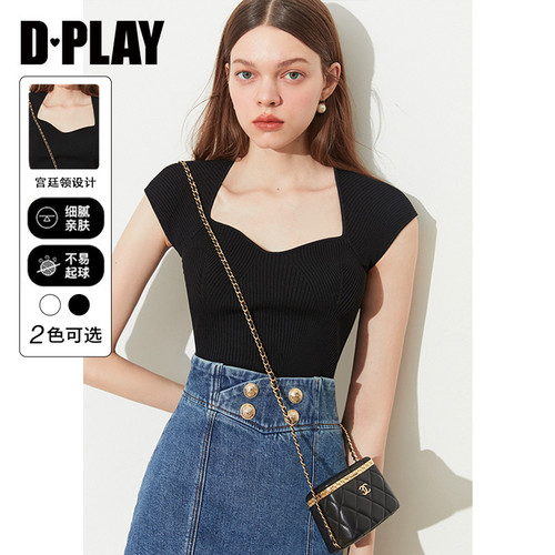DPLAY美背百搭针织小衫