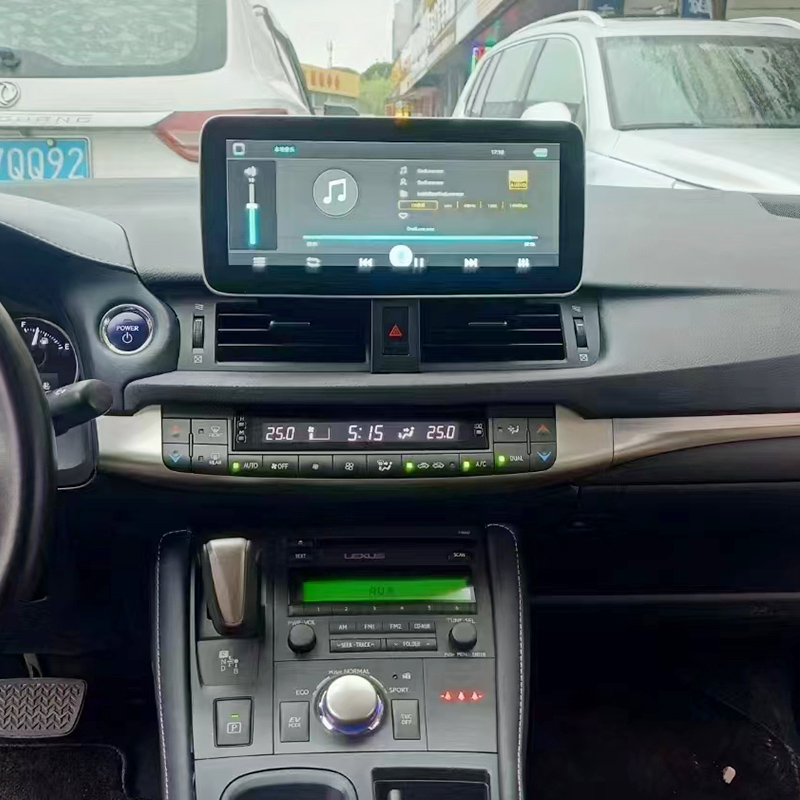 适用于雷克萨斯CT200h导航中控显示大屏一体机安卓360全景改装