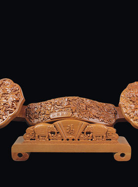 桃木如意卧式摆件客厅