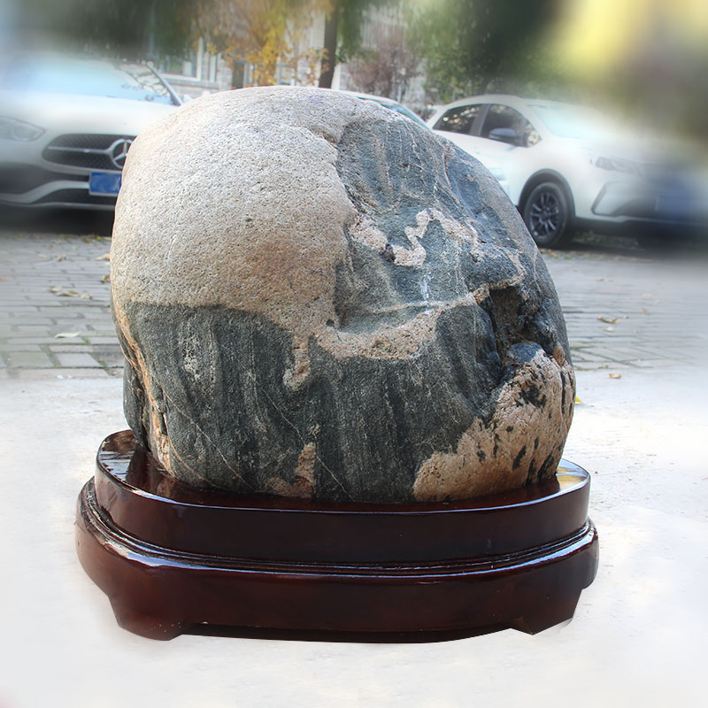 泰山福缘阁天然山石观赏景观石奇石摆件室内外办公室靠山石