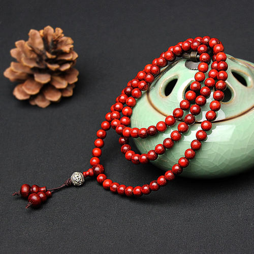 小叶紫檀108颗男女款佛珠念珠