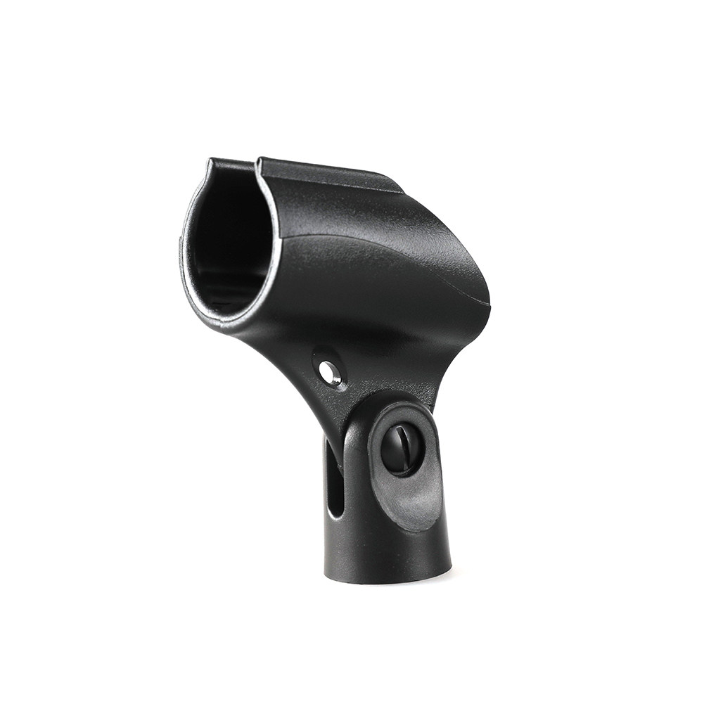 无线手持麦克风支架带铜牙金色螺纹咪夹麦克风Holder出口用话筒架