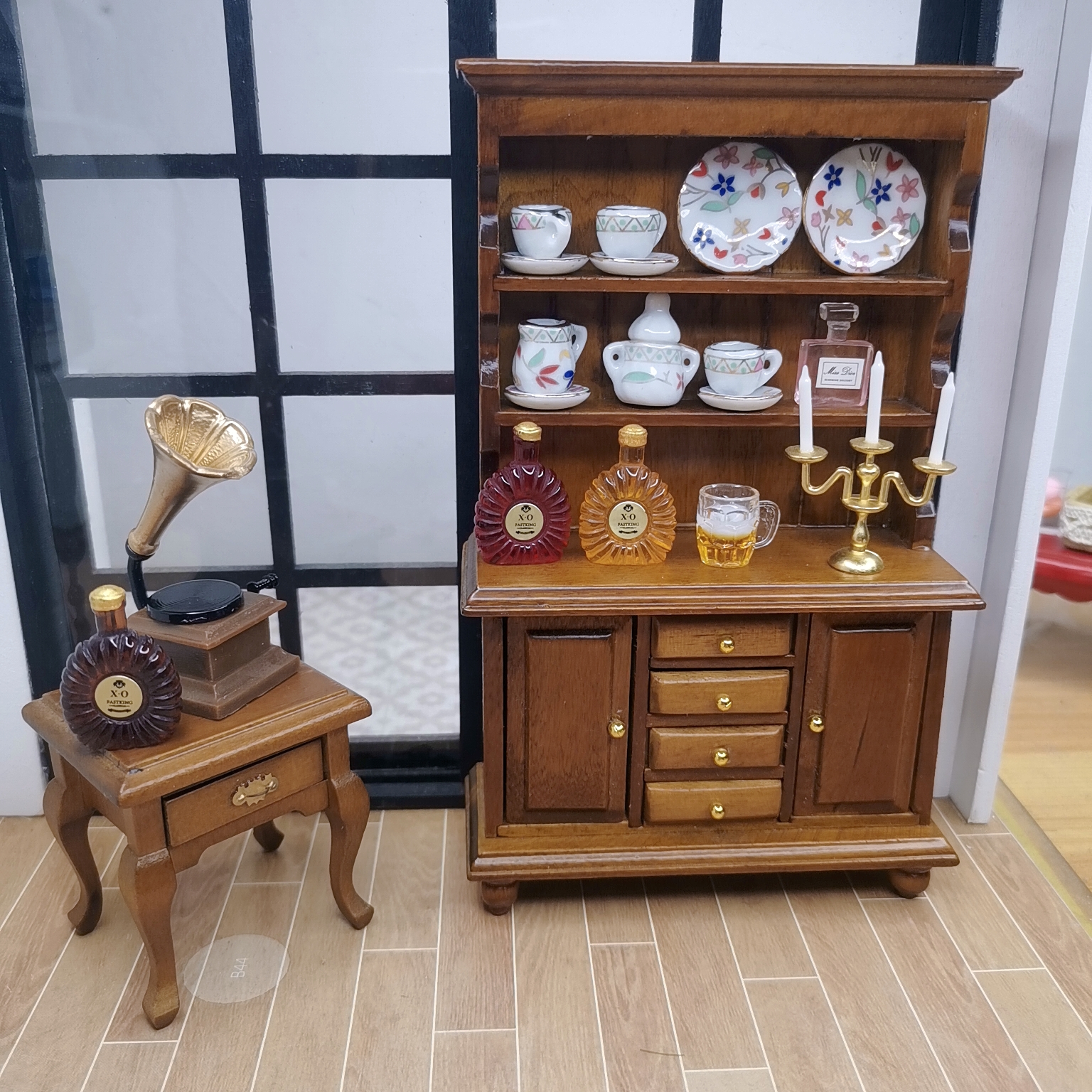 迷你小家具装饰摆件茶几书柜边柜
