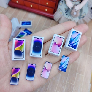 微缩食玩过家家玩具 娃娃屋配件 ob11 bjd兵人 迷你手机模型新品