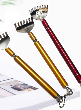 不锈钢黄杆不求人伸缩痒痒挠抓痒器全身痒痒挠抓背部便携式老头乐