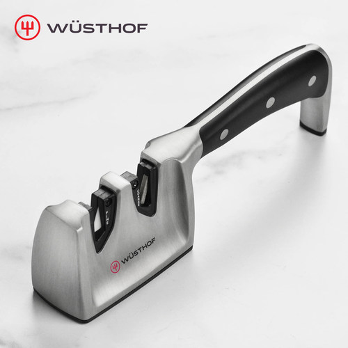 WUSTHOF三叉厨房磨刀器粗细两档
