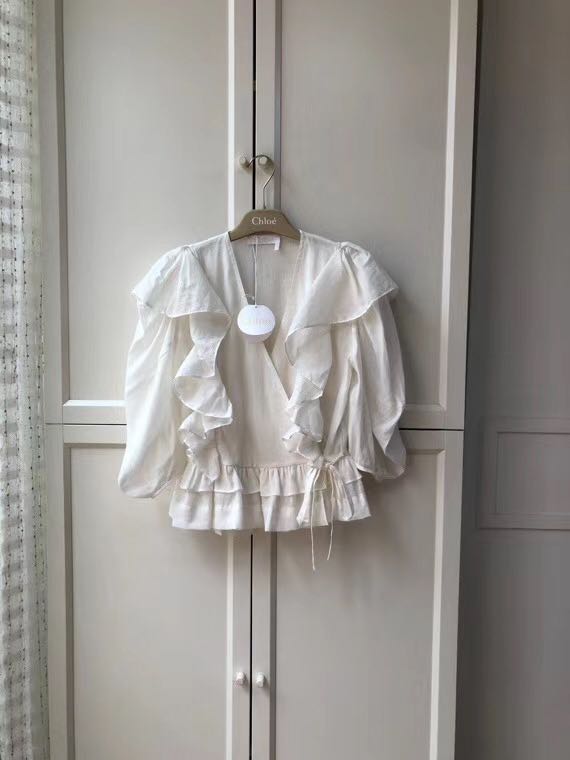 浪漫王鸥同款白色衬衫