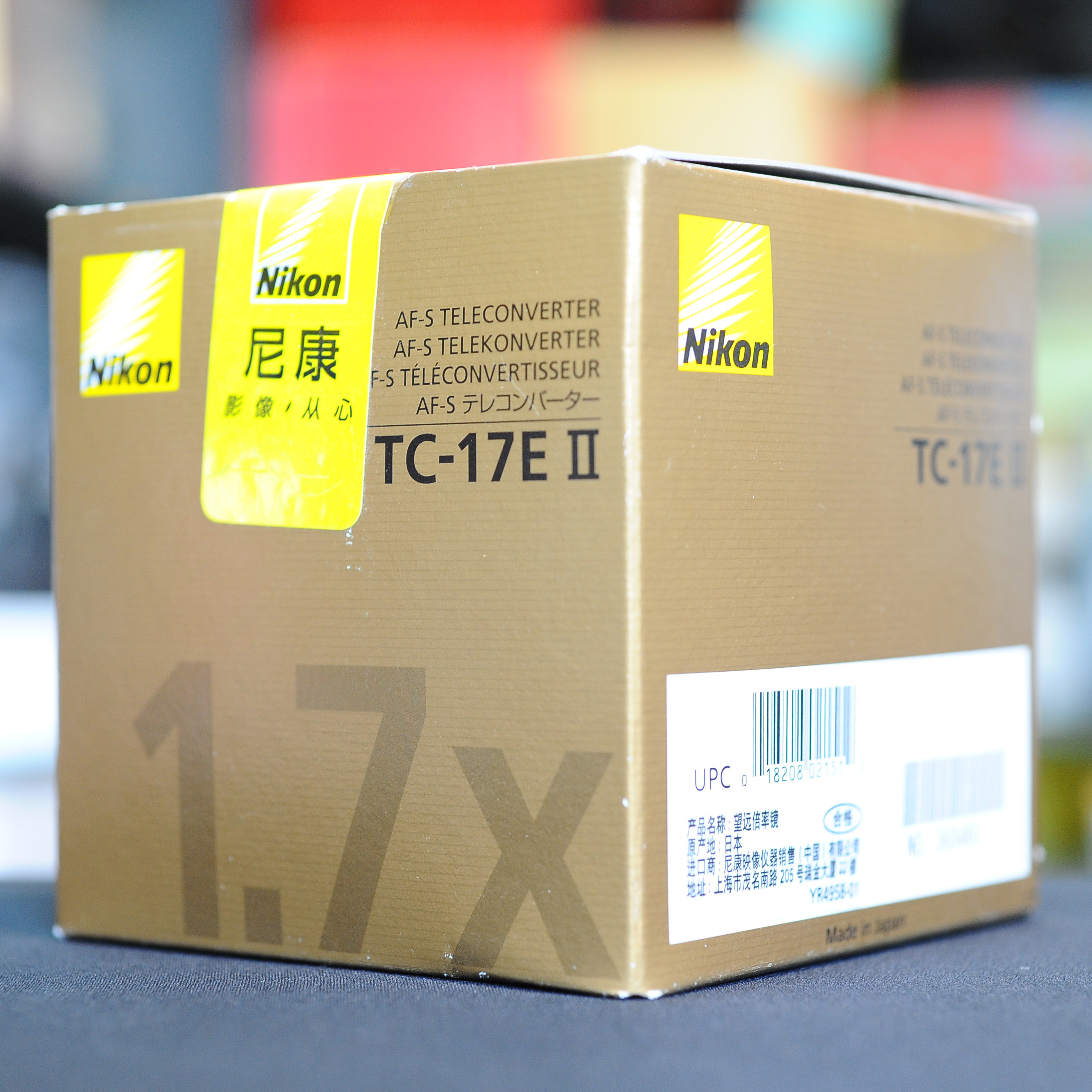 全新Nikon尼康TC-17EII 1.7倍增距镜库存商品特价处理未拆封