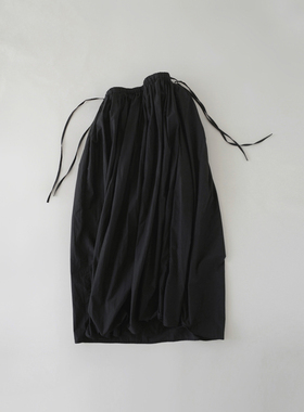 MMCC设计款气质百搭松紧腰抽绳高腰显瘦半身裙长短款小黑裙半裙女