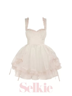 Selkie官方授权象牙白迷你连衣裙noneofus