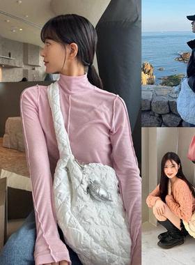 韩国品牌Carlyn 正品授权ins云朵包斜挎单肩通勤褶皱 Soft L