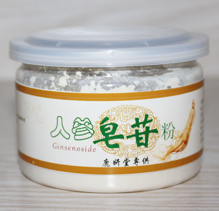 买3送1鹿妍堂 正品人参皂甙粉 人参皂苷rh2 rg3  100克包邮