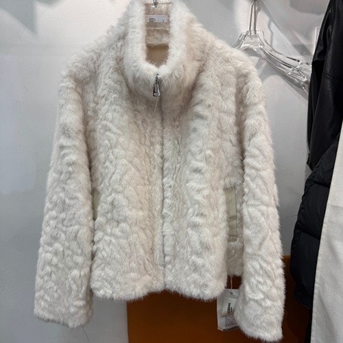 ZJASHANG58887水貂毛立领短外套