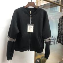子开口太空棉短外套显瘦开衫 亮美佳98228夹克棒球服女2019秋装 袖