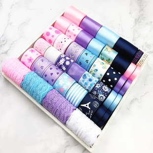 手工DIY发饰材料新手蝴蝶结发饰品配件发夹丝带手工材料包套装 A23