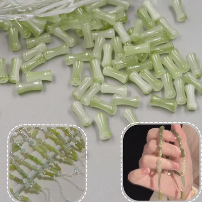 琉璃手工diy配件琉璃竹节配饰