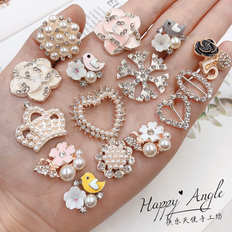 diy发饰精品配饰手工蝴蝶结花盘珍珠镶钻合金手工配件装饰合金3,饰品/流行首饰/时尚饰品新,其他DIY饰品配件,淘宝优惠券,粉丝福利购,淘宝优惠卷