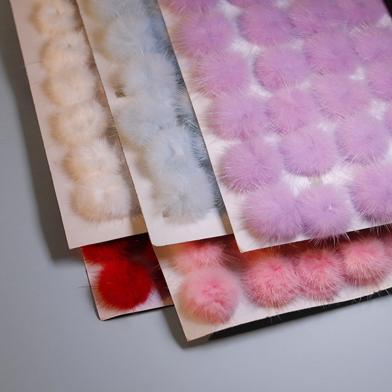 水貂毛球半球盘扣diy发饰装饰材料古风发夹饰品配件手工配饰HD311,饰品/流行首饰/时尚饰品新,其他DIY饰品配件,淘宝优惠券,粉丝福利购,淘宝优惠卷