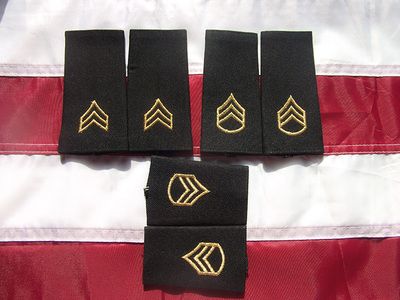 美国陆地军US ARMY公发原品肩章 套式军衔 衬衫用 假包退