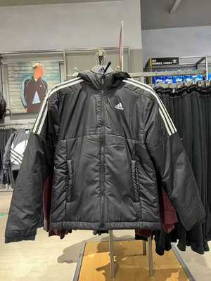 专柜正品阿迪达斯冬季休休闲运动防风连帽棉服薄款FK6755 GH4601
